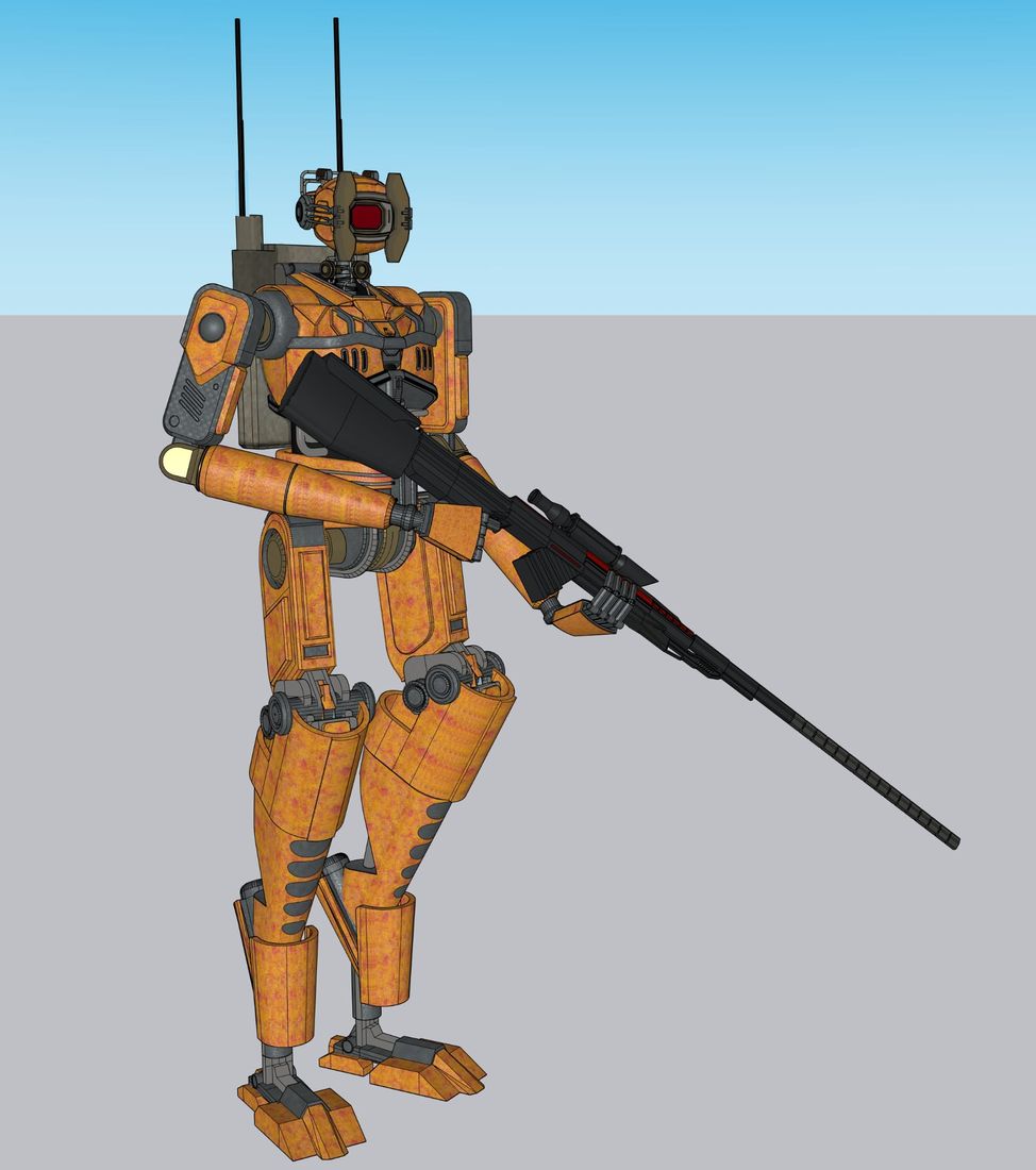 The Hunter, Model & texture