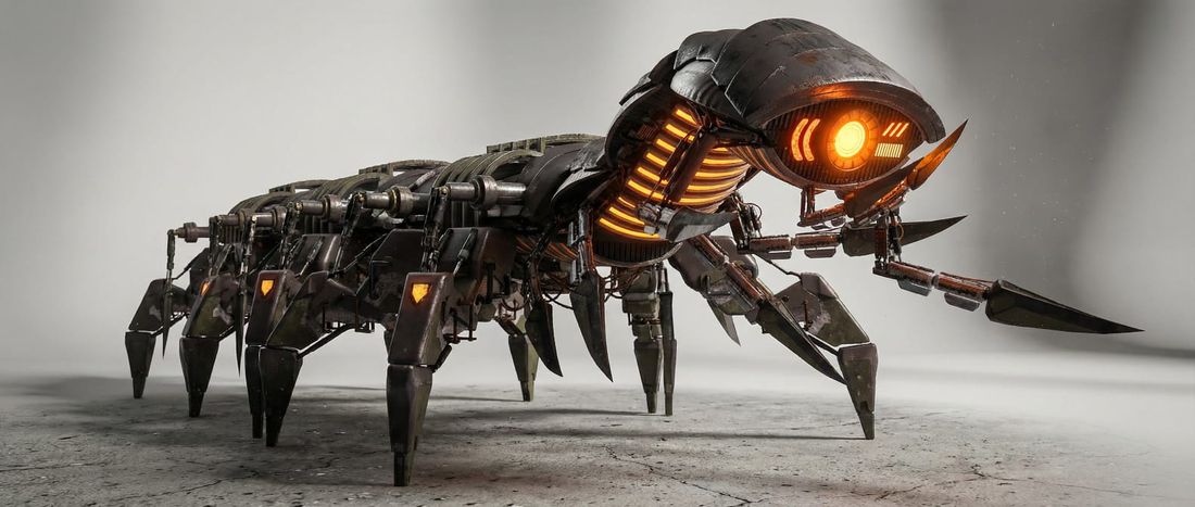 Centipede Unit, Render · studio