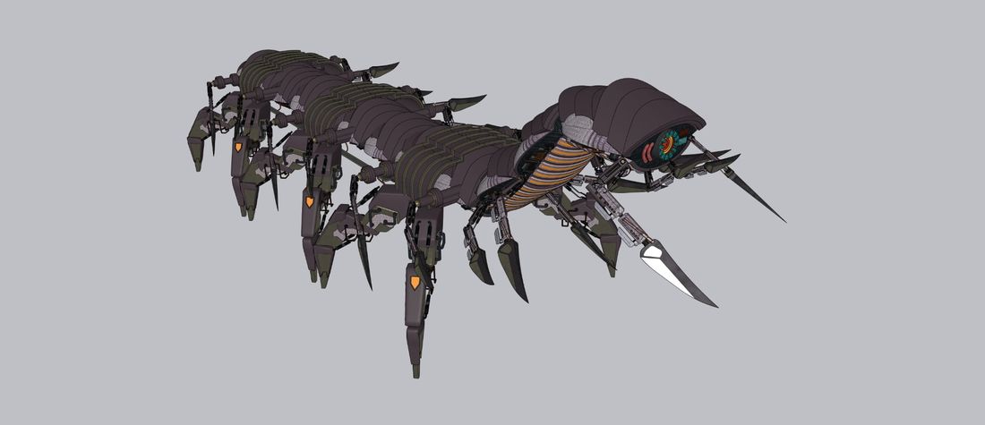 Centipede Unit, Texture · 3/4
