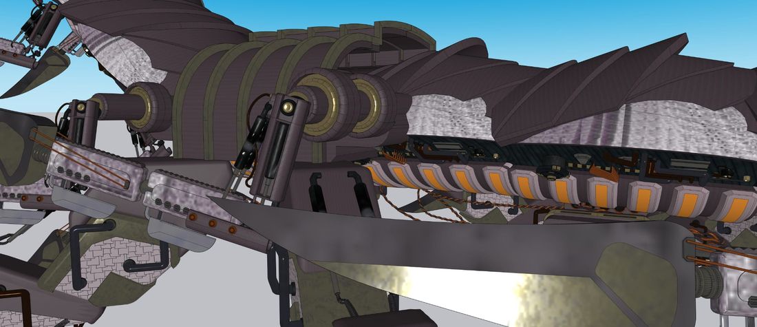 Centipede Unit, Texture · detail