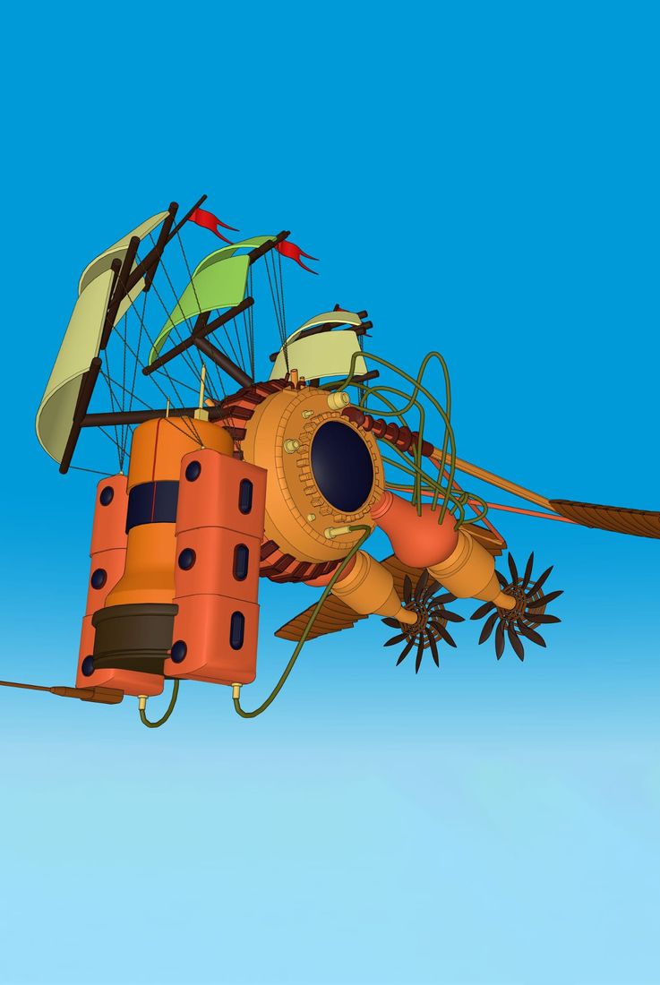 Aerial Exploration Unit, Color pass