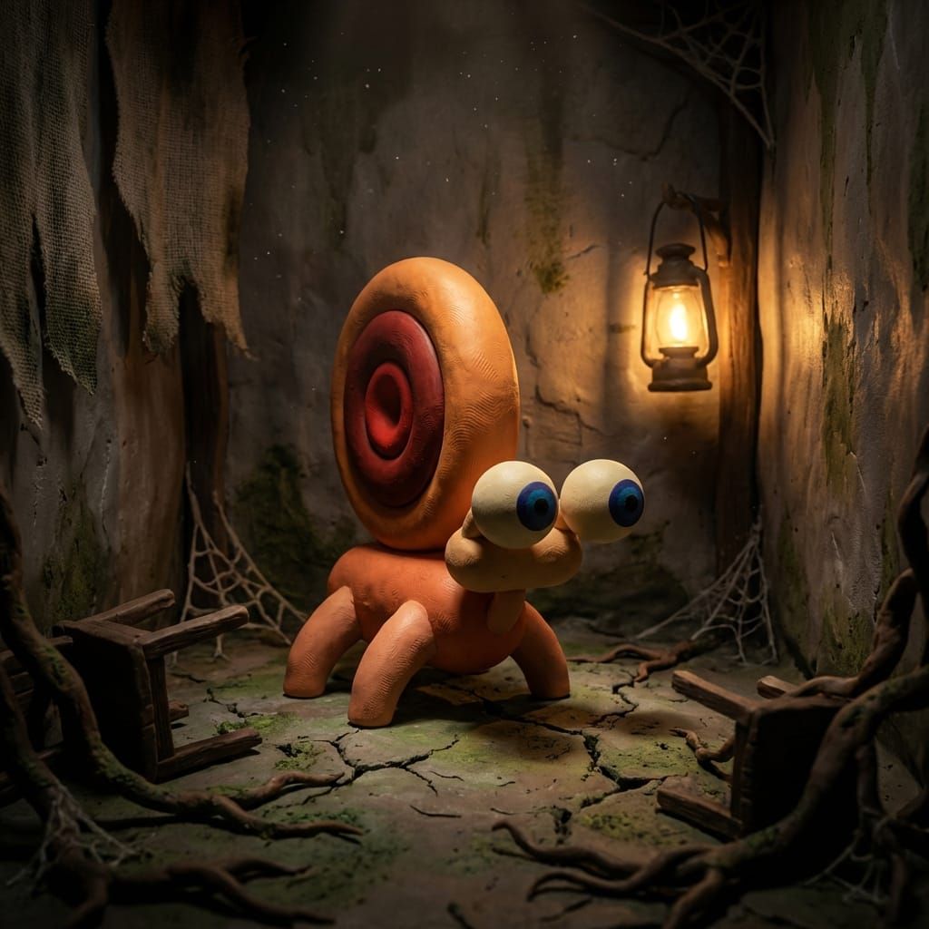 Lantern Cellar, Clay render