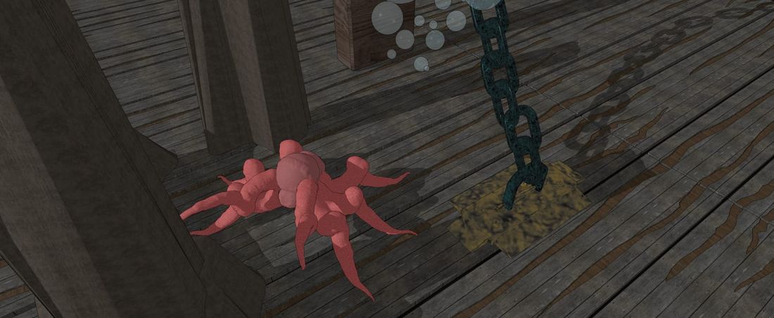 Underwater Scene, Texture pass