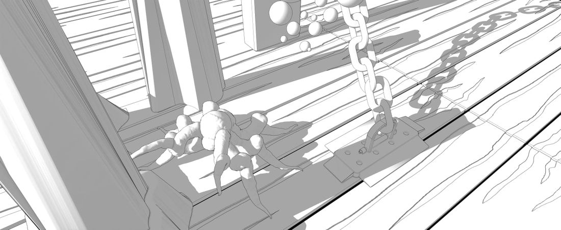 Underwater Scene, Model & set