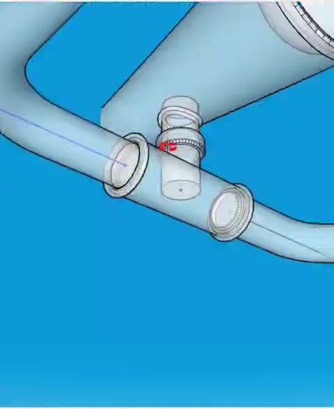 Pipe Lamp, Tee joints