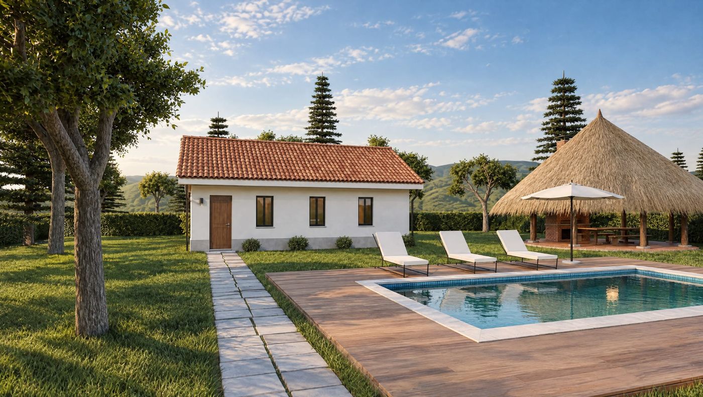 Country Retreat, House, day